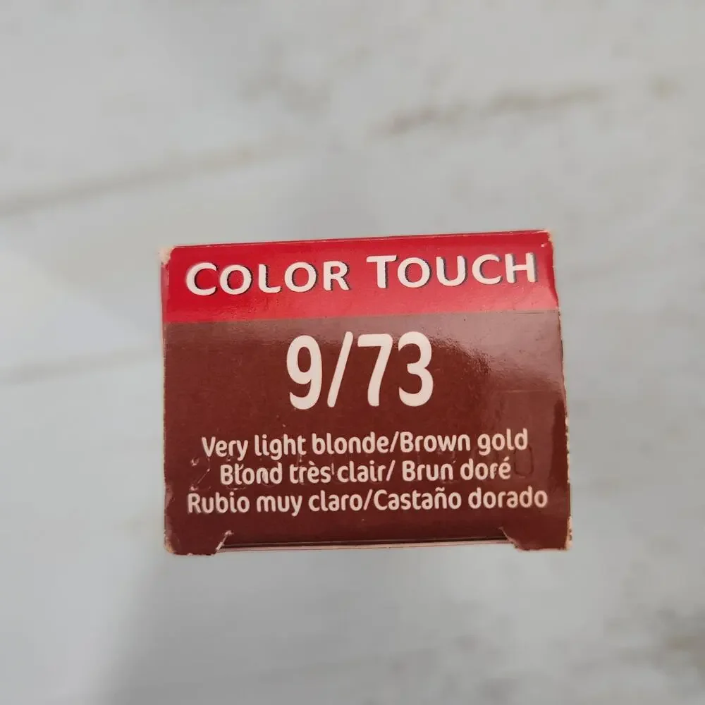 Wella Color Touch 9/73 Very Light Blonde/Brown Gold Demipermanent Hair Color 2oz